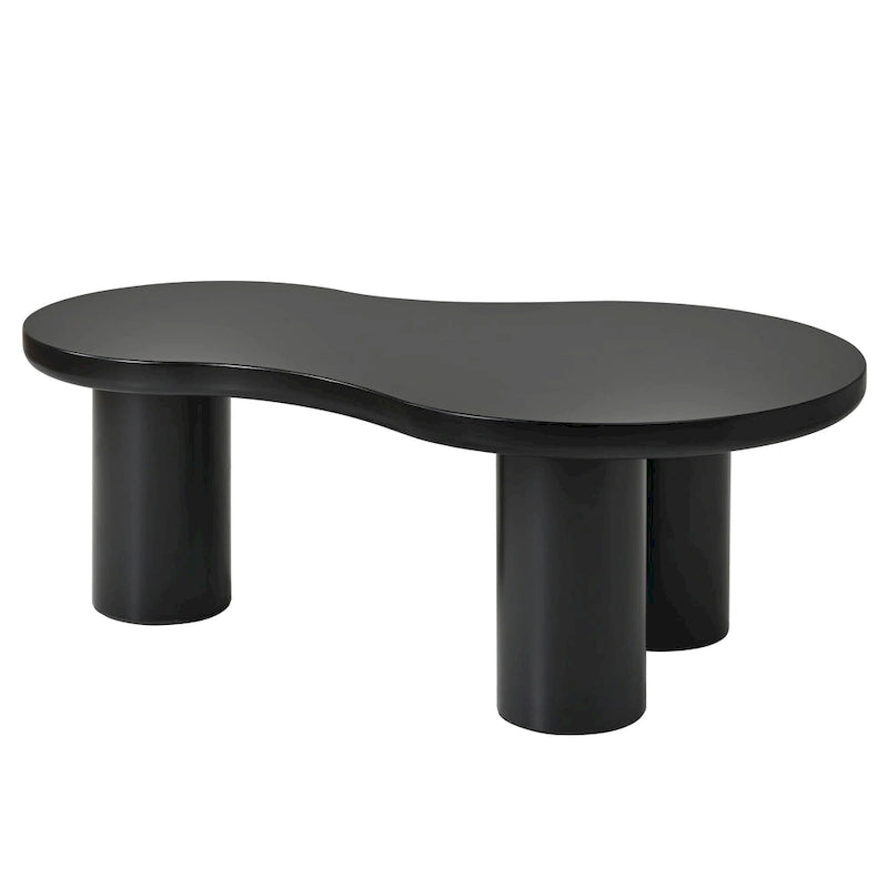 Table basse nuage avec petite table d'appoint ronde