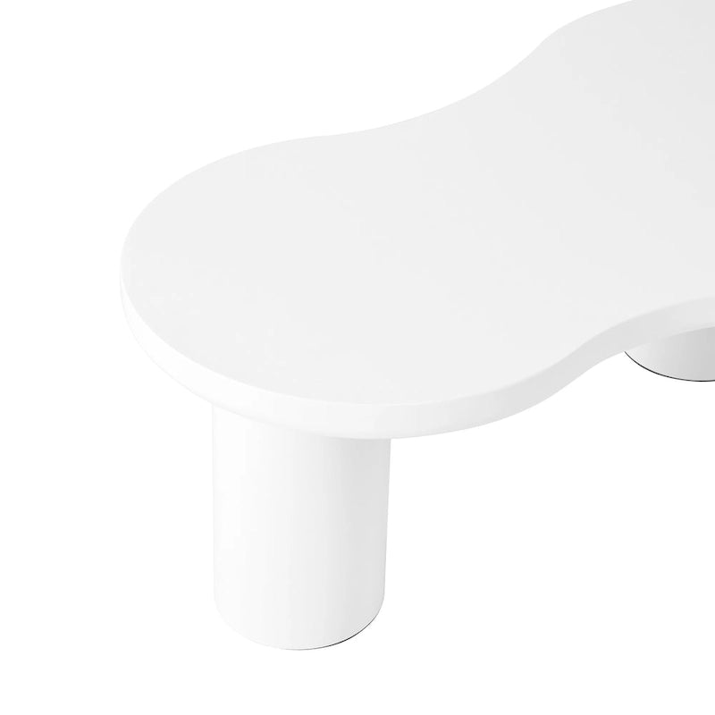 Table basse nuage avec petite table d'appoint ronde