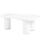 Table basse nuage avec petite table d'appoint ronde