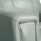 Fauteuil inclinable électrique zéro gravité en cuir véritable avec appui-tête électrique, ports USB et USB-C