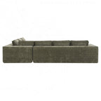 Canapé modulaire minimaliste avec matériaux avancés pour le confort et le style