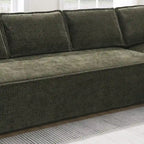 Canapé modulaire minimaliste avec matériaux avancés pour le confort et le style