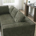 Canapé modulaire minimaliste avec matériaux avancés pour le confort et le style