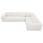 Canapé modulaire minimaliste avec matériaux avancés pour le confort et le style