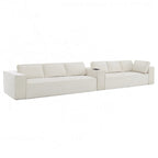 Canapé modulaire minimaliste avec matériaux avancés pour le confort et le style