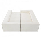Canapé modulaire minimaliste avec matériaux avancés pour le confort et le style