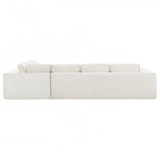 Canapé modulaire minimaliste avec matériaux avancés pour le confort et le style