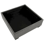Canapé d'angle modulaire en U avec deux poufs