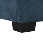 Canapé d'angle modulaire en U avec deux poufs