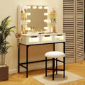 Coiffeuse avec miroir Hollywood et lumières 3 couleurs