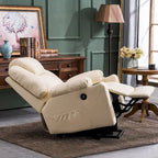 Fauteuil inclinable électrique avec massage et chaleur, 3 positions, ports USB, similicuir