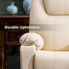 Fauteuil inclinable électrique avec massage et chaleur, 3 positions, ports USB, similicuir