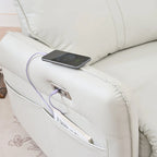 Fauteuil inclinable électrique pivotant 270° avec ports USB