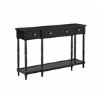 Console 3 tiroirs avec étagère