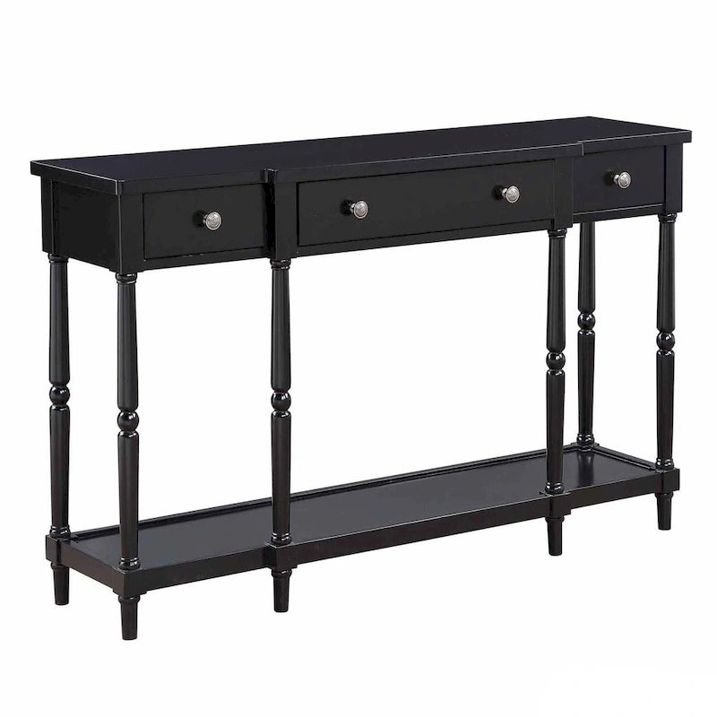 Console 3 tiroirs avec étagère