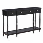 Console 3 tiroirs avec étagère