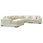Canapé d'angle 5 places avec méridienne - 133L x 133P x 38H