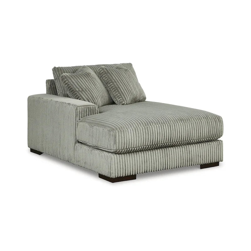 Canapé d'angle 5 places avec méridienne - 133L x 133P x 38H
