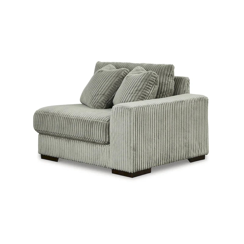 Canapé d'angle 5 places avec méridienne - 133L x 133P x 38H