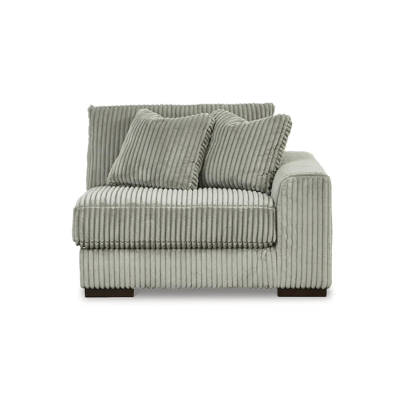 Canapé d'angle 5 places avec méridienne - 133L x 133P x 38H