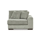Canapé d'angle 5 places avec méridienne - 133L x 133P x 38H