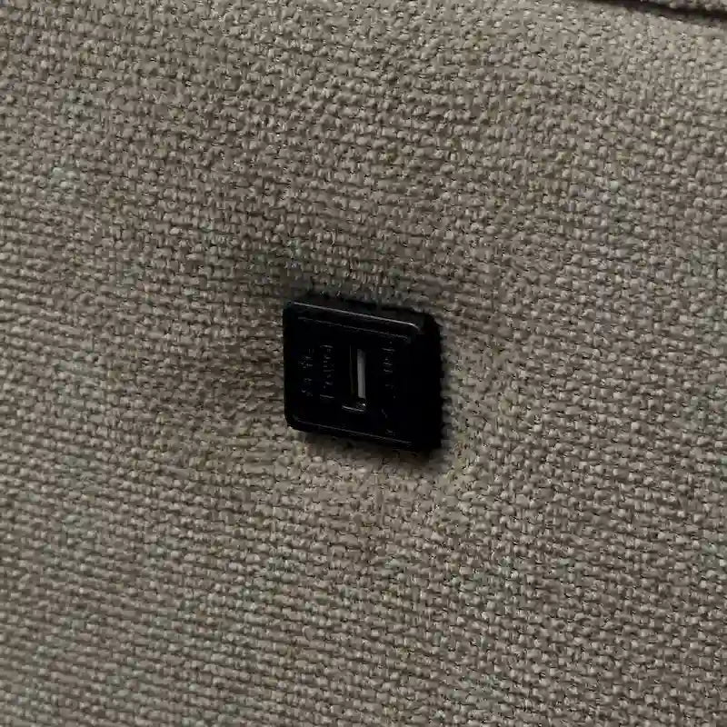 Causeuse en tissu imperméable, chargement USB