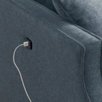 Causeuse en tissu imperméable, chargement USB
