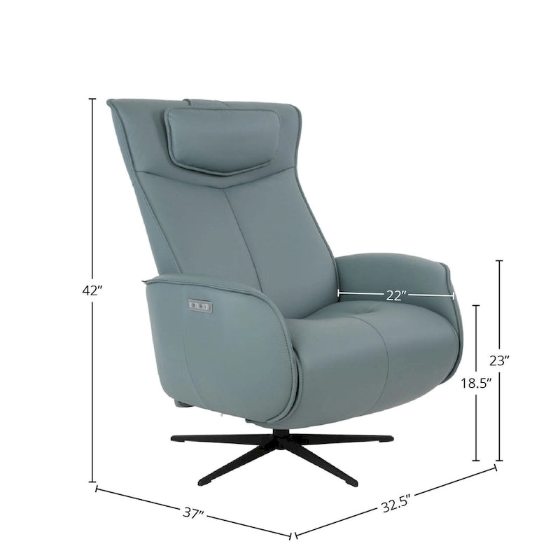 Fauteuil inclinable en cuir