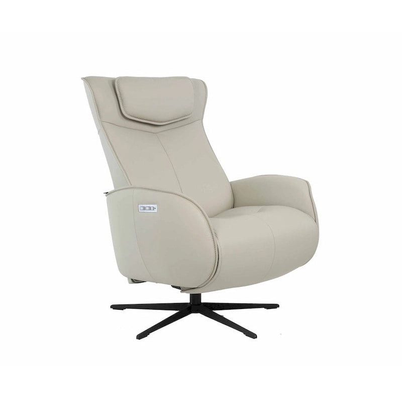 Fauteuil inclinable en cuir