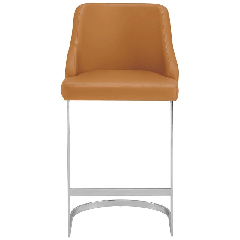 Tabouret de bar en velours/simili cuir, tabourets de comptoir (lot de 3) - 48 L x 52 P x 93 H cm