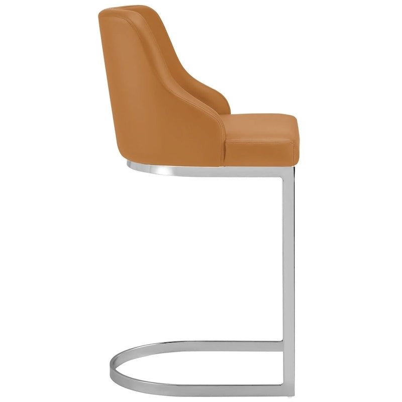 Tabouret de bar en velours/simili cuir, tabourets de comptoir (lot de 3) - 48 L x 52 P x 93 H cm