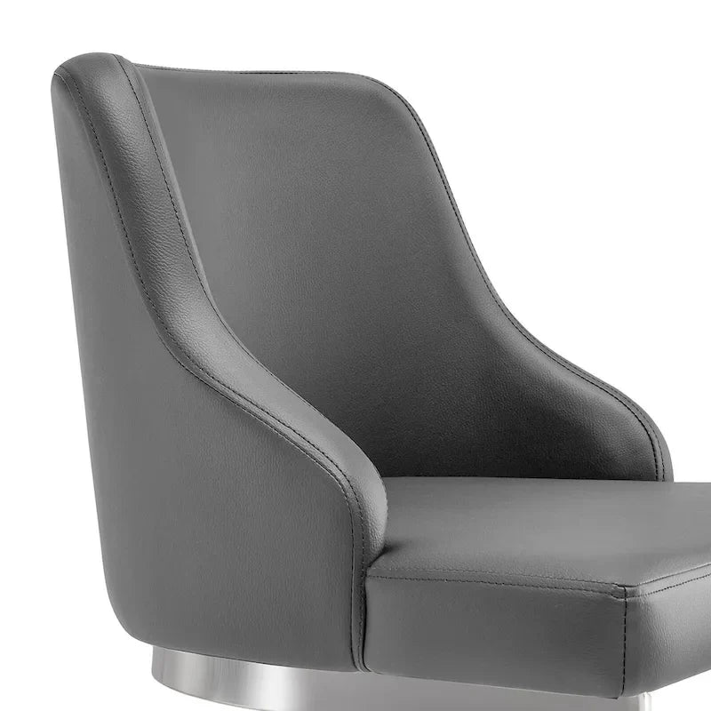 Tabouret de bar en velours/simili cuir, tabourets de comptoir (lot de 3) - 48 L x 52 P x 93 H cm