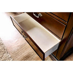 Diva Traditional Cherry Solid Wood 6-Drawer Chest by Furniture of America