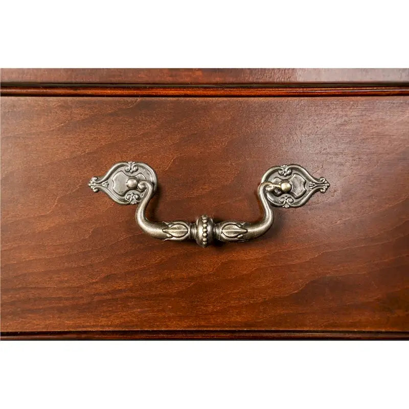 Commode traditionnelle en merisier massif à 6 tiroirs