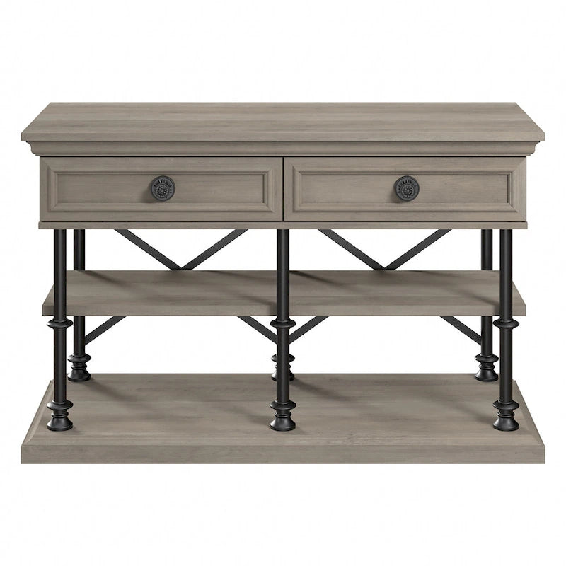 Console design avec étagères
