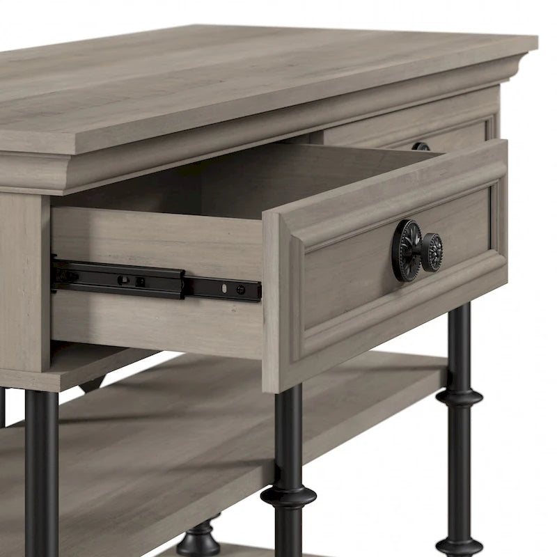 Console design avec étagères