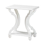 Table d'appoint en bois classique et traditionnelle