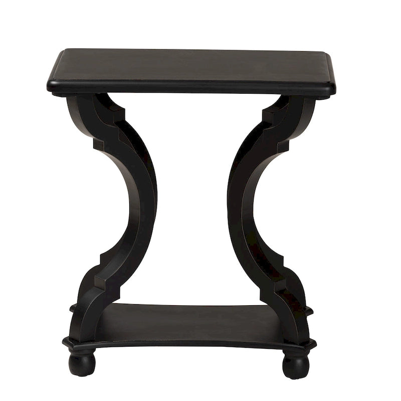 Table d'appoint en bois classique et traditionnelle