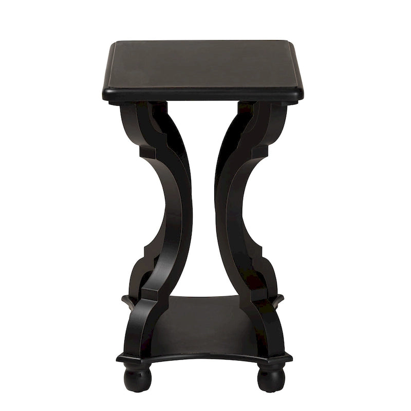 Table d'appoint en bois classique et traditionnelle