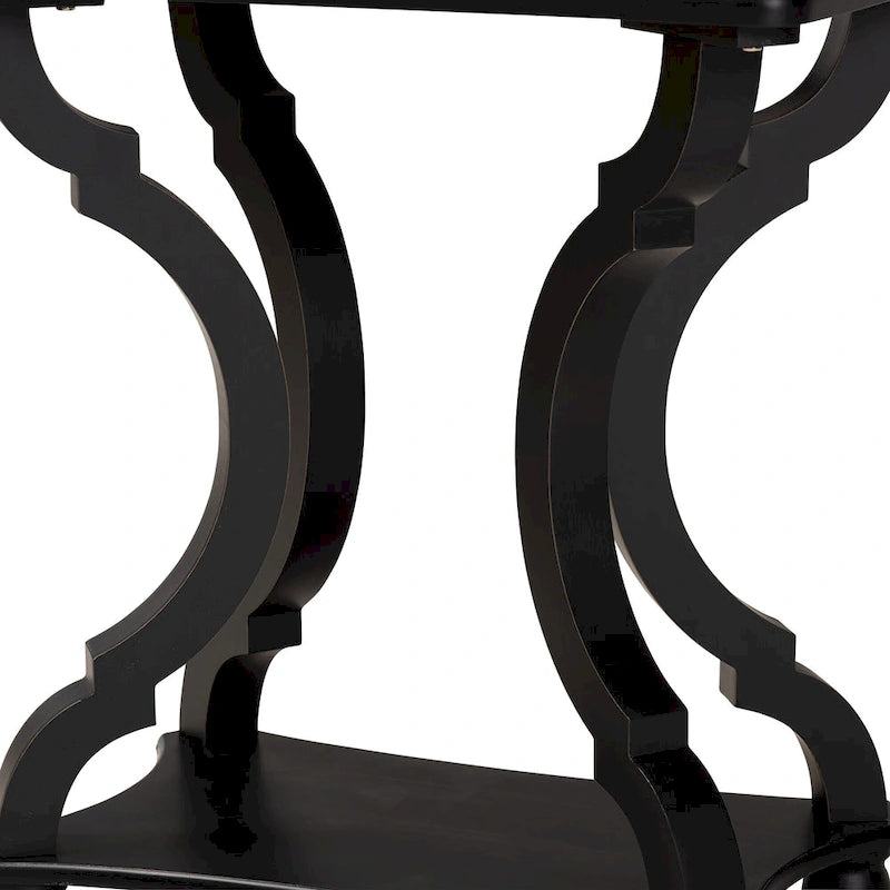 Table d'appoint en bois classique et traditionnelle