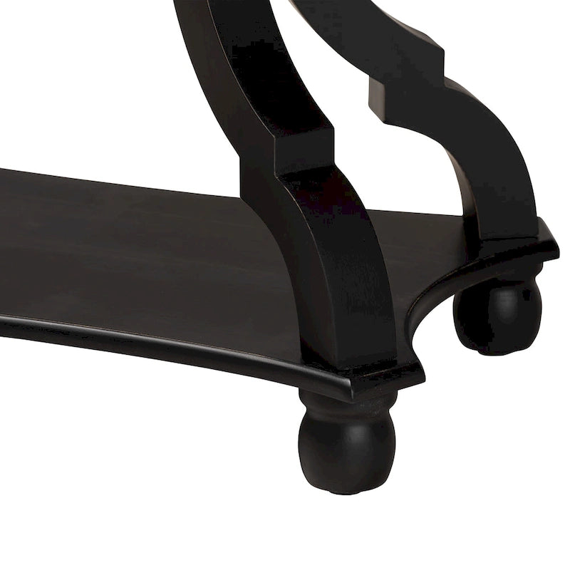 Table d'appoint en bois classique et traditionnelle