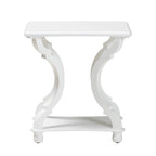 Table d'appoint en bois classique et traditionnelle