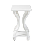Table d'appoint en bois classique et traditionnelle