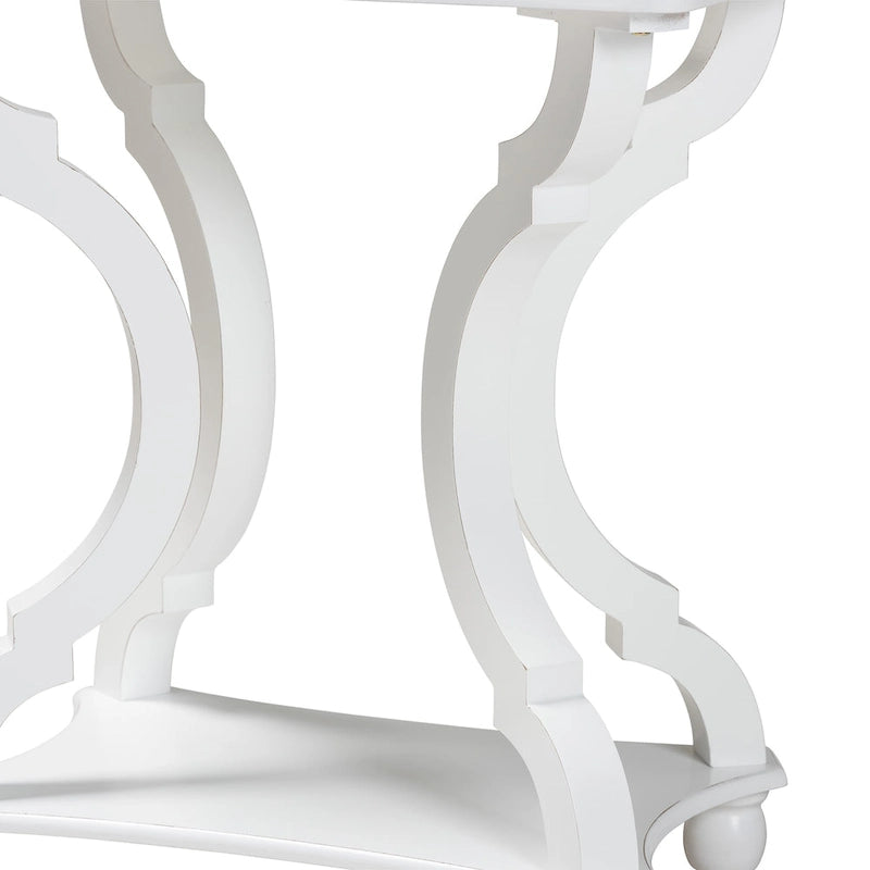 Table d'appoint en bois classique et traditionnelle