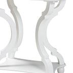 Table d'appoint en bois classique et traditionnelle