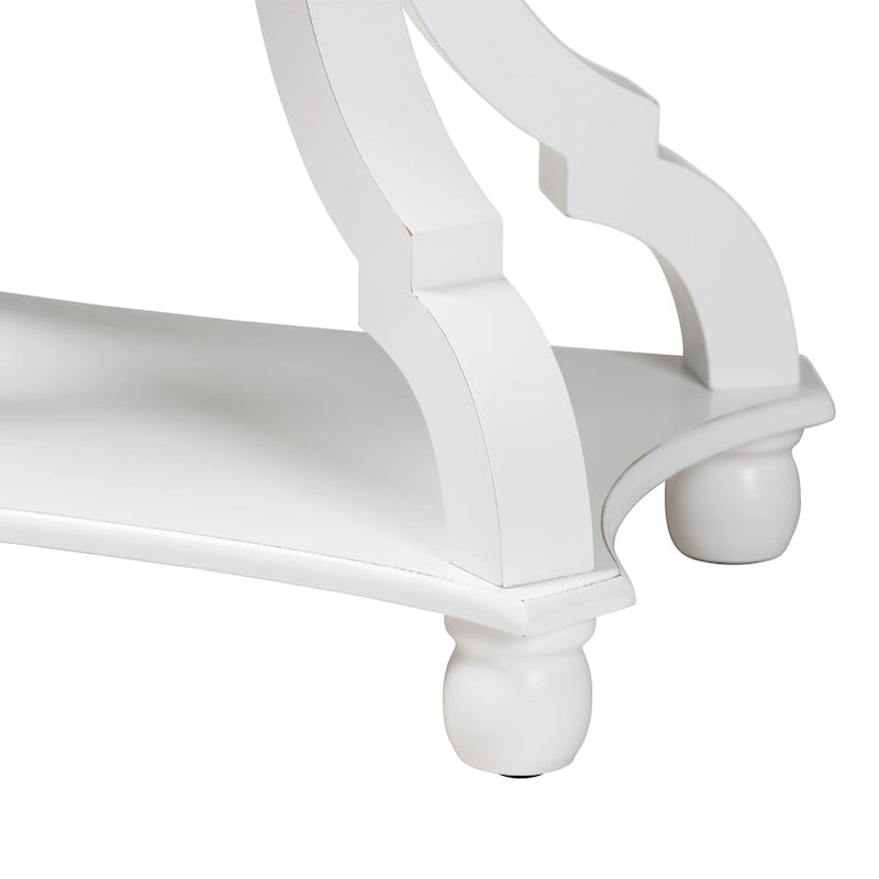 Table d'appoint en bois classique et traditionnelle