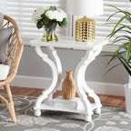 Table d'appoint en bois classique et traditionnelle