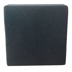 Pouf de rangement de luxe carré de 32 pouces
