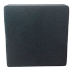 Pouf de rangement de luxe carré de 32 pouces