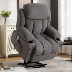 Fauteuils releveurs inclinables, Chaleur et massage, Port USB, Télécommande